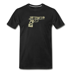 Men's Amendment Gun T-Shirt - Black