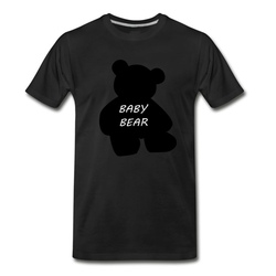 Men's Baby Bear T-Shirt - Black