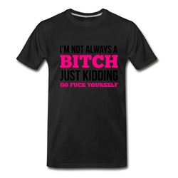 Men's Bitch T-Shirt - Black