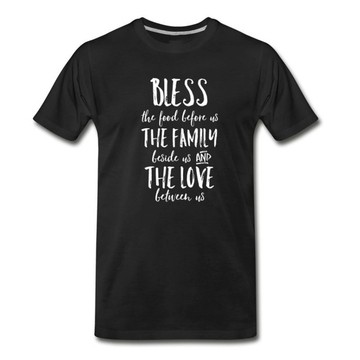 Men's Blessing Prayer T-Shirt - Black