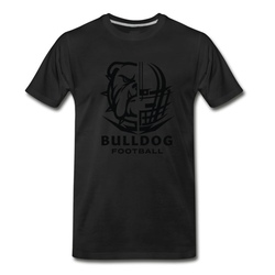 Men's Bulldogs Football new T-Shirt - Black