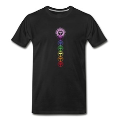 Men's CHAKRA TOWER 2 T-Shirt - Black