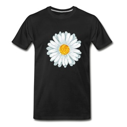 Men's daisy T-Shirt - Black