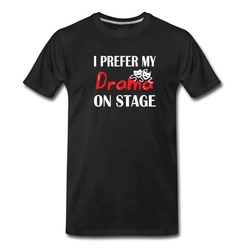 Men's Drama on Stage broadway theater show tunes actor T-Shirt - Black