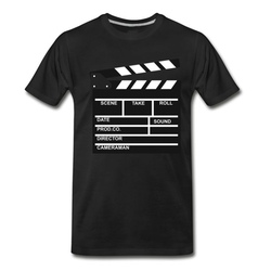 Men's Filmklappe T-Shirt - Black