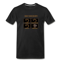 Men's Great Dane Security T-Shirt - Black