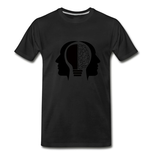 Men's Great Minds Think Alike T-Shirt - Black