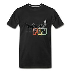 Men's Kuroshidori Fly T-Shirt - Black