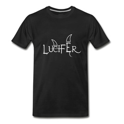 Men's lucifer devil demon halloween T-Shirt - Black