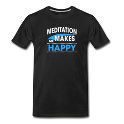 Men's MEDITATION T-Shirt - Black