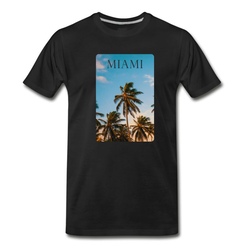 Men's Miami Vibes T-Shirt - Black