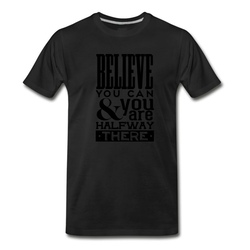 Men's motivation T-Shirt - Black