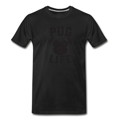 Men's Pug Life T-Shirt - Black