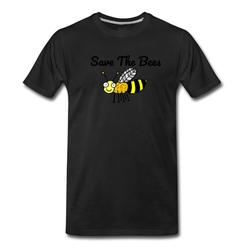 Men's Save The Bees T-Shirt - Black