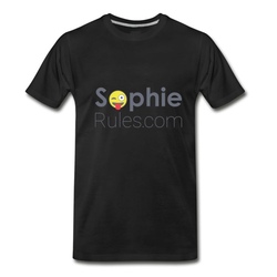 Men's Sophie Rules Logo T-Shirt - Black