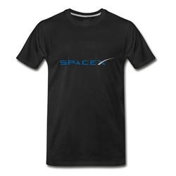 Men's SpaceX merch T-Shirt - Black