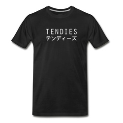 Men's TENDIES - Aesthetic Japanese Vaporwave T-Shirt - Black