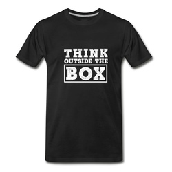 Men's Think outside the box T-Shirt - Black