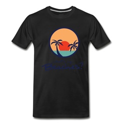 Men's What's up, Beaches? T-Shirt - Black